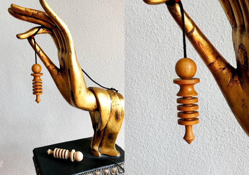 Isis 4-scheibig, Holzpendel